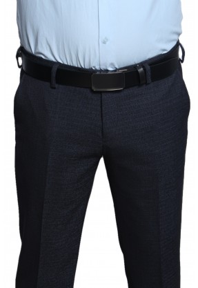 Мужские брюки "Дукат" синие slim fit