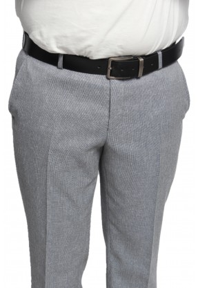 Мужские брюки "Фейшен" серые slim fit