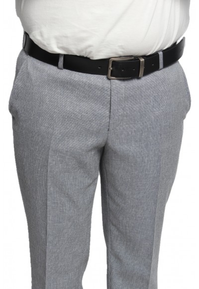 Мужские брюки "Фейшен" серые slim fit