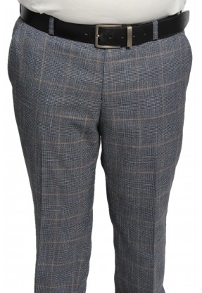 Мужские брюки "Офрис" серые slim fit