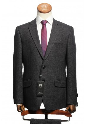 Мужской костюм "Эклипс" серый двойка classic