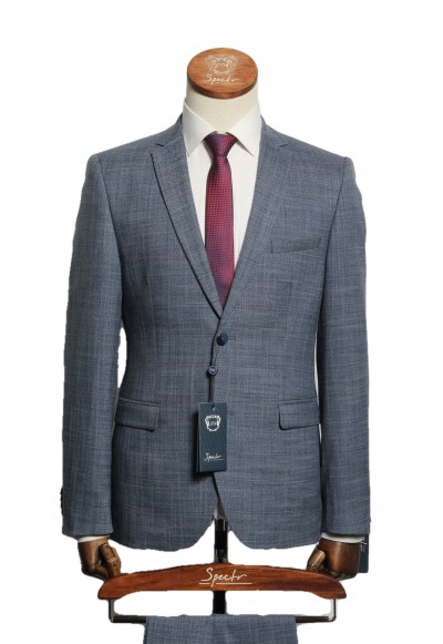 Мужской костюм "Феникс" синий двойка classic