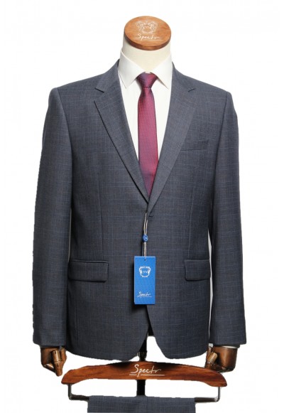 Мужской костюм "Хамер" синий двойка classic