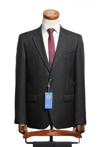 Мужской костюм "Комфарт" серый двойка classic