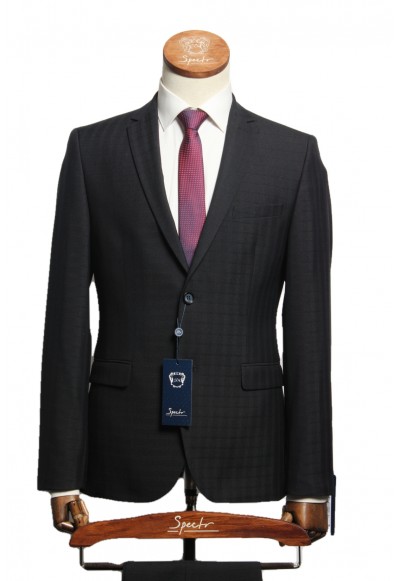 Мужской костюм "Мейсон" синий двойка slim fit