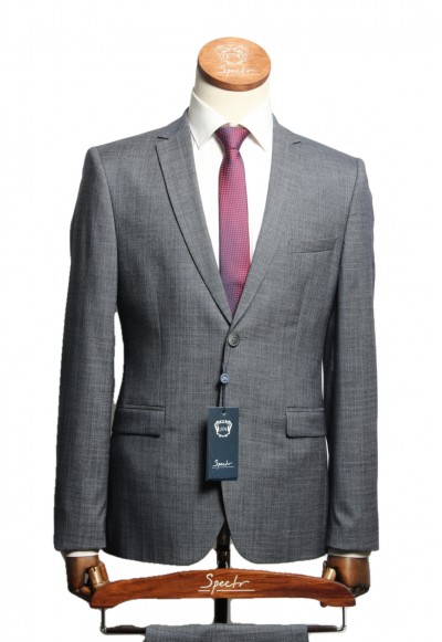 Мужской костюм "Мускат" серый двойка classic