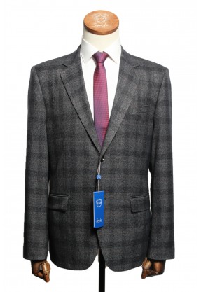 Мужской пиджак "Ним" серый classic