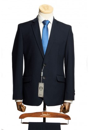 Мужской костюм "Агат" синий двойка classic