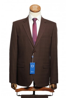 Мужской костюм "Релес" коричневый двойка classic