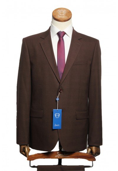 Мужской костюм "Релес" коричневый двойка classic