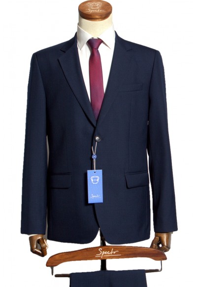 Мужской костюм "Убэрто" синий двойка classic