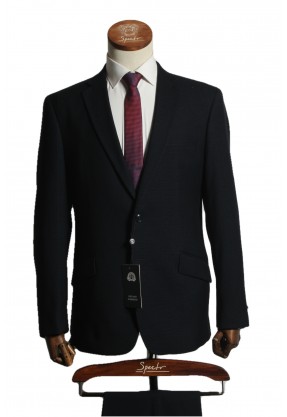 Мужской костюм "Каро" синий двойка classic